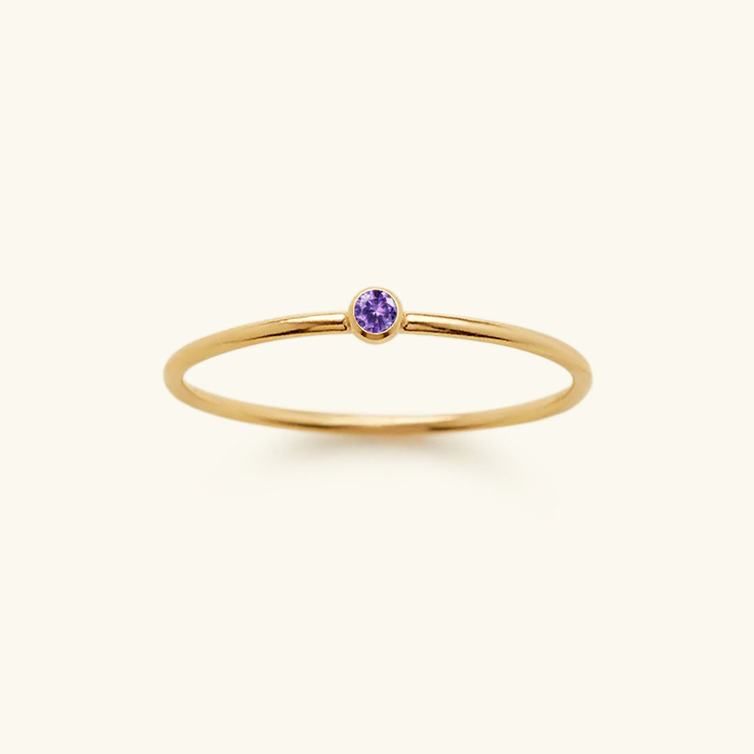 Amelia Geburtsstein Stacker Ring
