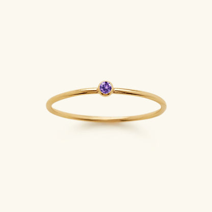 Amelia Geburtsstein Stacker Ring