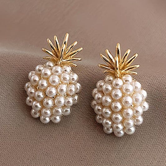 Perlen Pineapple Ohrringe