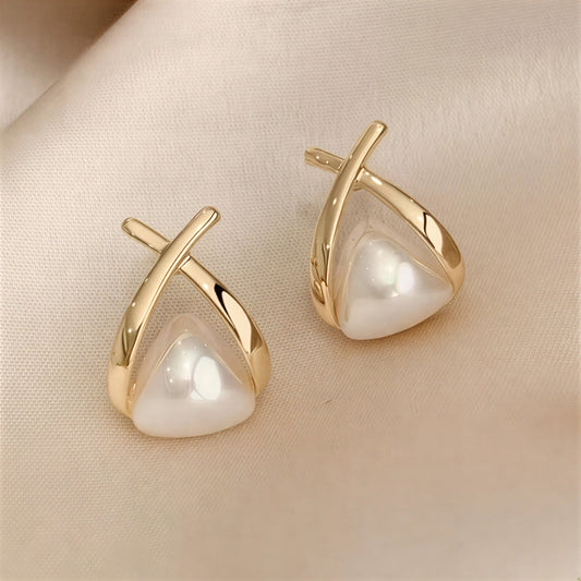 Elegant Vintage-inspiriert Perlen Tropfenohrringe