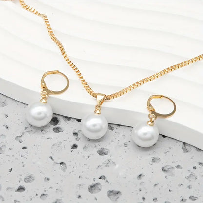 Elegant Anmutig Perlen-Halsketten-Set