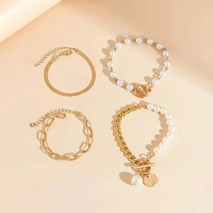 Premium Mehrlagig Perlenarmband-Set