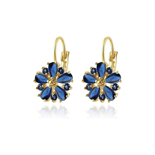 Calina Blumen Ohrringe | Gold