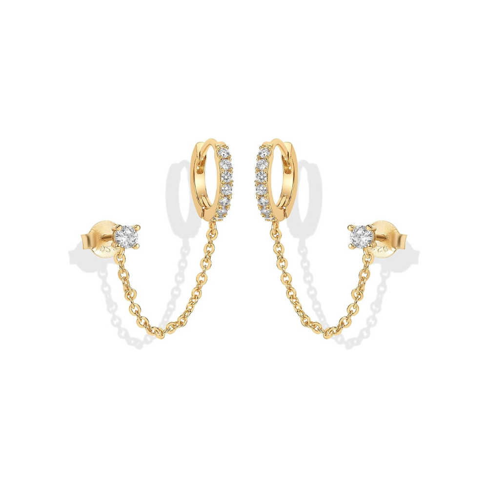 Adella Ketten Ohrringe | Gold