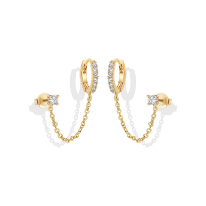 Adella Ketten Ohrringe | Gold