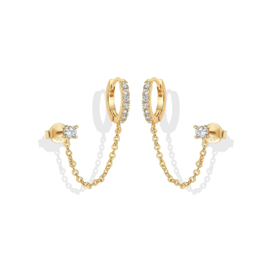 Adella Ketten Ohrringe | Gold