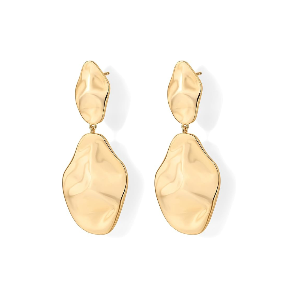 Ripple Wellen Ohrringe | Gold