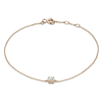 Cléa Moissanit Stein Armband | Gold