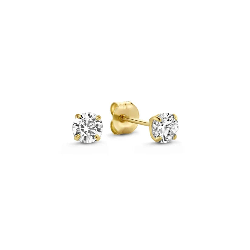 Larmes de Lune Stein Ohrring-Set | Gold