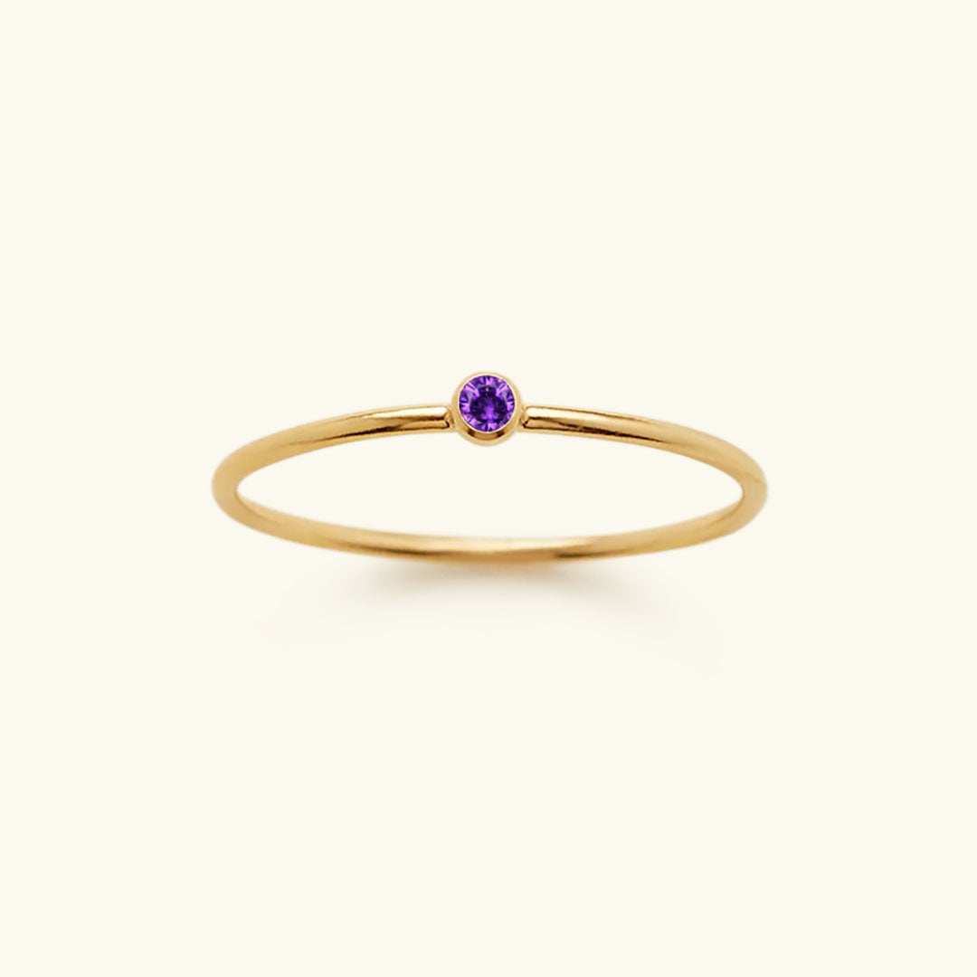 Amelia Geburtsstein Stacker Ring