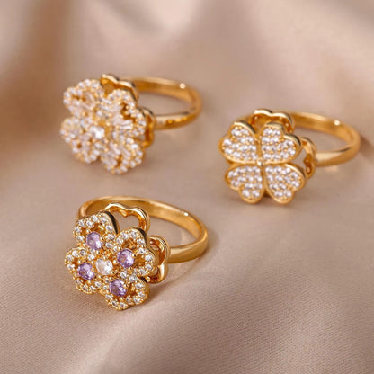 Kleeblatt Ring