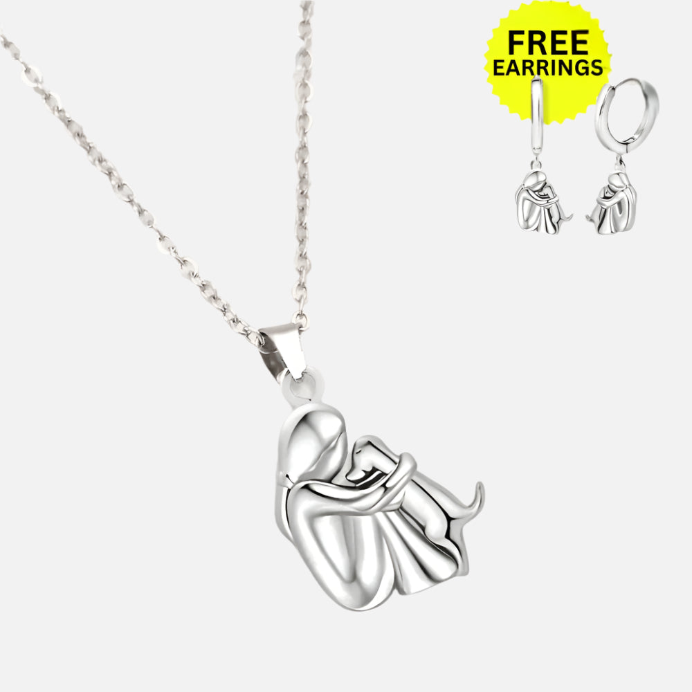 Wynter™ - Hug Anhänger with Matching Ohrringe